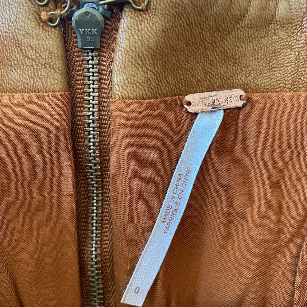 Free People Vegan Leather Skirt - Picture 5 of 5